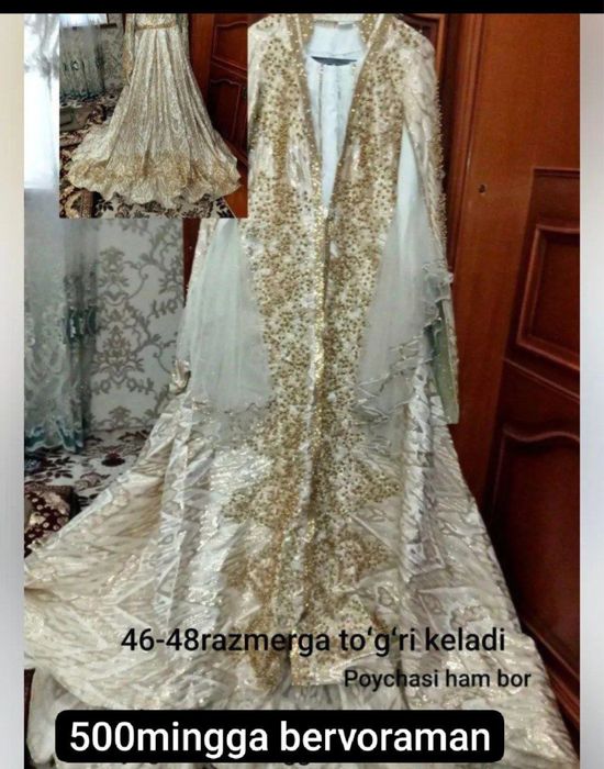 Ansanbil razmer 46 48ga tugri keladi 1 2marta kiyilgan xolati ajoyib