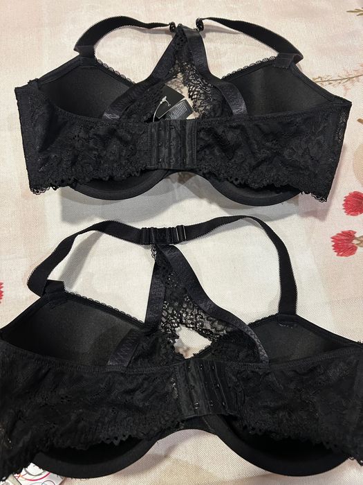 Лот от 2 бр. черни сутиена Esmara Lingerie с дантелен гръб - 90D