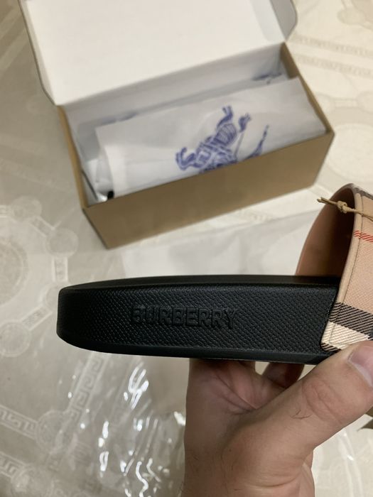 Burberry тапочки tapichka