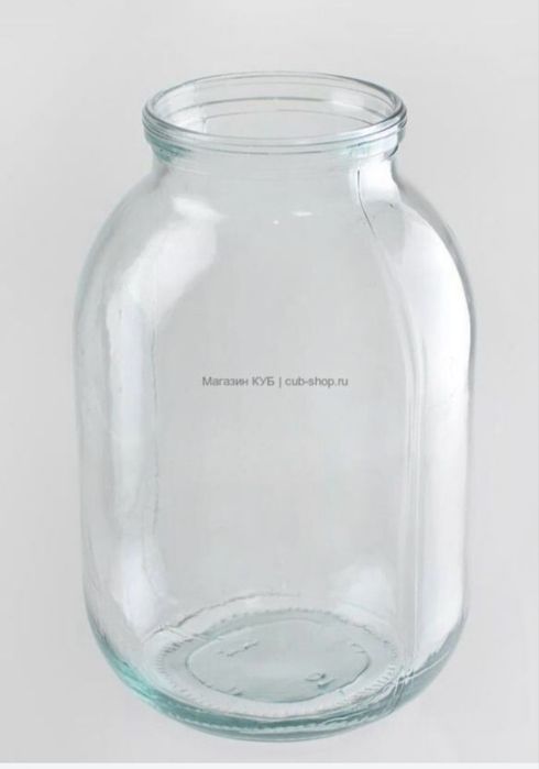 Стеклянный банка 2 литровый
