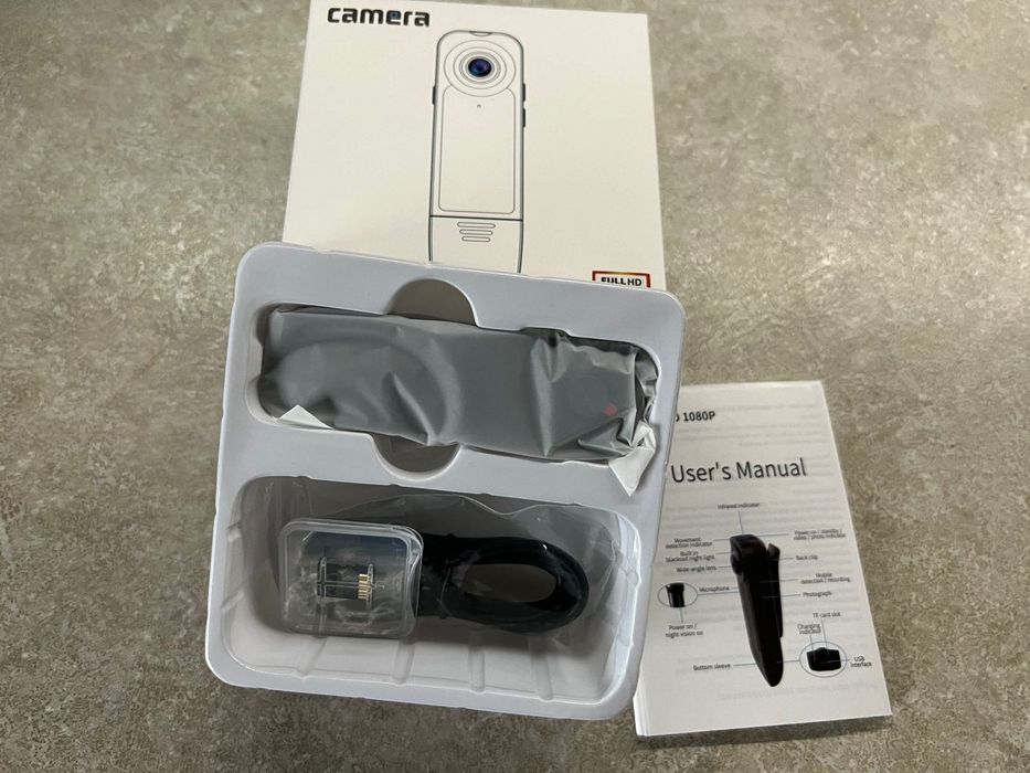Боди камера + 64 gb microSD карта памет - Full HD