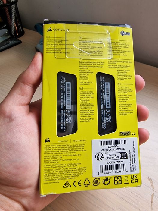 DDR5 32GB, 5200MT/s, CL40. Cu  probleme.