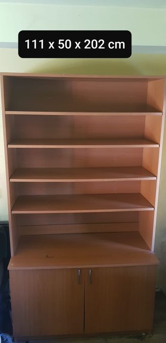 Urgent Mobila din pal 18, 5 polite, doua bucati, cires