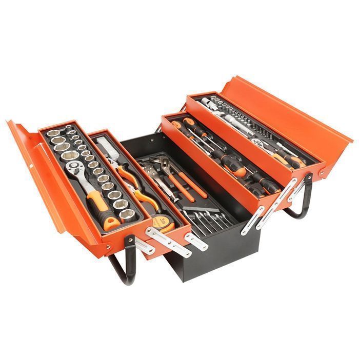 Trusa de scule metalica echipata cu 85 piese