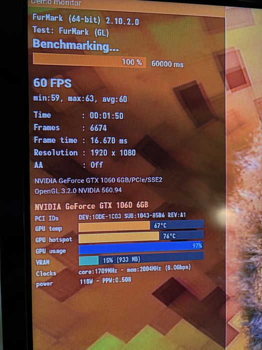 PC Gaming i5-6500/GTX 1060 6gb/16gb DDR4/SSD+HDD