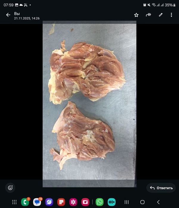 Мясо для донера, Обвалка,  Вертель с маринатом.  Шаурма