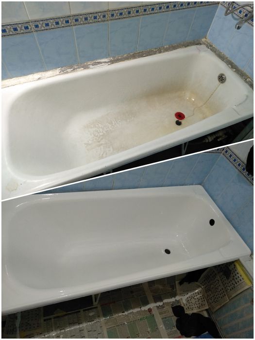 Реставрация ванн.Эмалировка.наливной акрил