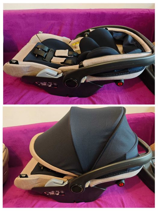 Carucior Peg Perego 3 in 1 + isofix