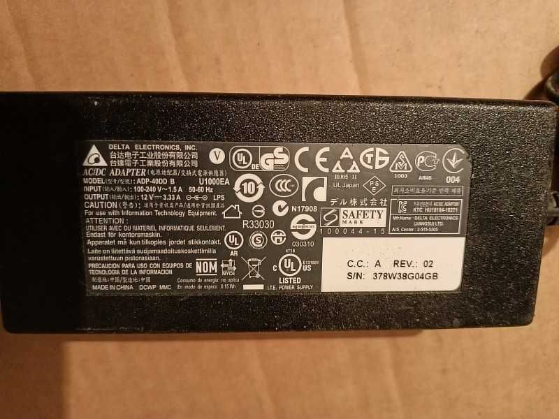 Продам адаптер питания (ADP-40DD).