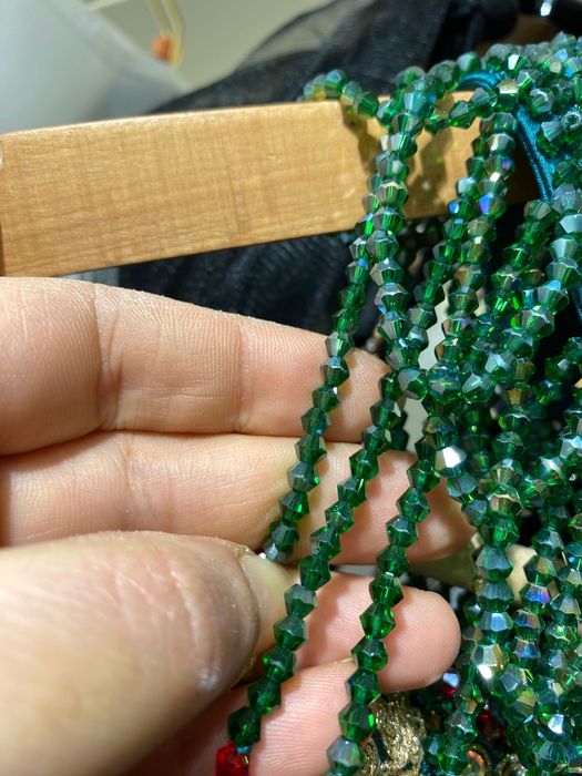 Кафтан за къна зелен цвят