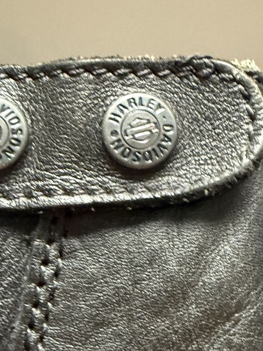 Ghete piele Harley Davidson