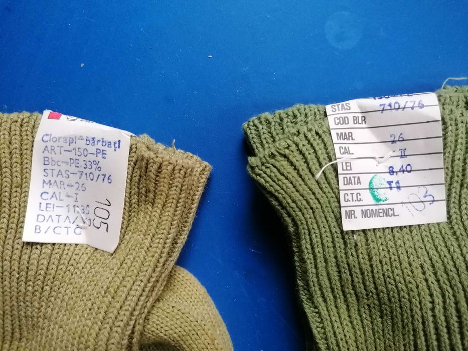 Efecte Militare RSR RPR Ciorapi gamela ww2 ARMATA MAN MFA Securitate