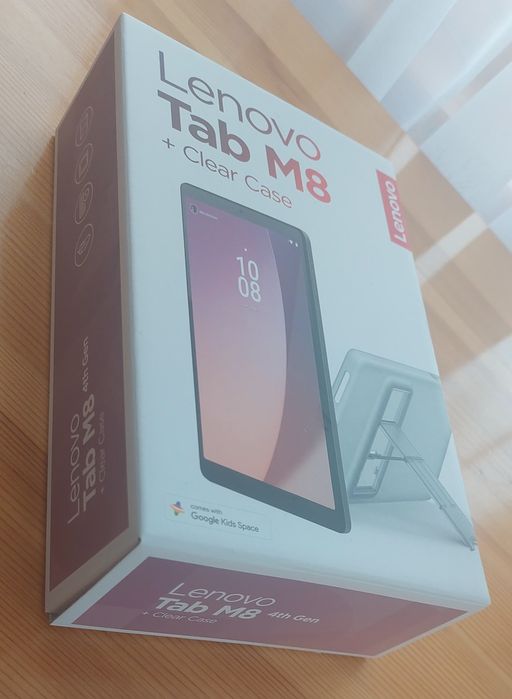 Чисто нов Lenovo Tab M8 (4th Gen) + Оригинален калъф (Само отварян / Тестван)
