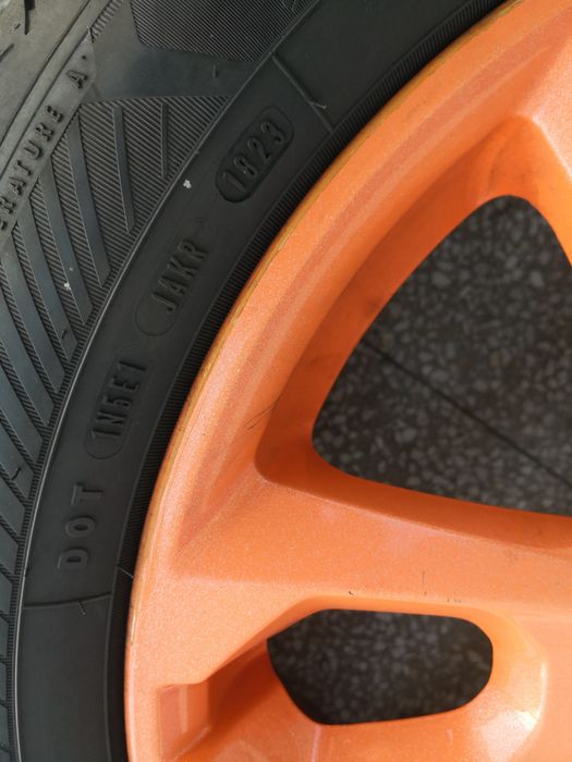 5х108 Форд торнео Ford torneo 5x108 17 цола джанти с датчици гуми 205 55 17 Goodyear