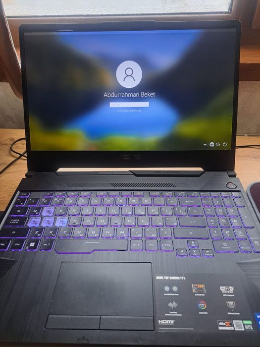 Asus tuf gaming f15 i7-11800H + rtx 3050