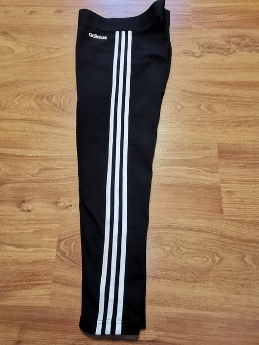 Colanti fitness Adidas, noi, bumbac, lungime 7/8, marimea M