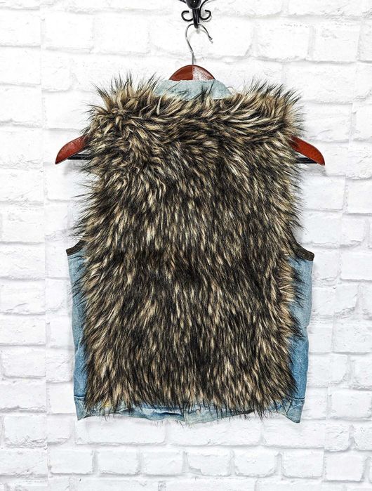 Ralph Lauren Дамски елек / деним яке без ръкави размер XS