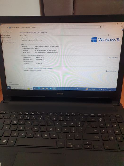 Laptop Dell Inspiron 15 in stare perfecta,folosit foarte putin !