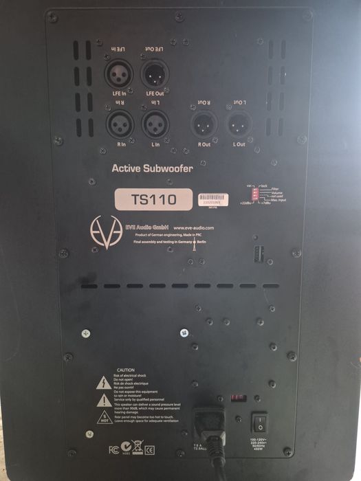 Subwoofer EVE Audio TS110