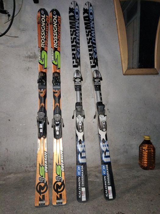 Skiuri Salomon L180 cm și Rissignol 173 cm