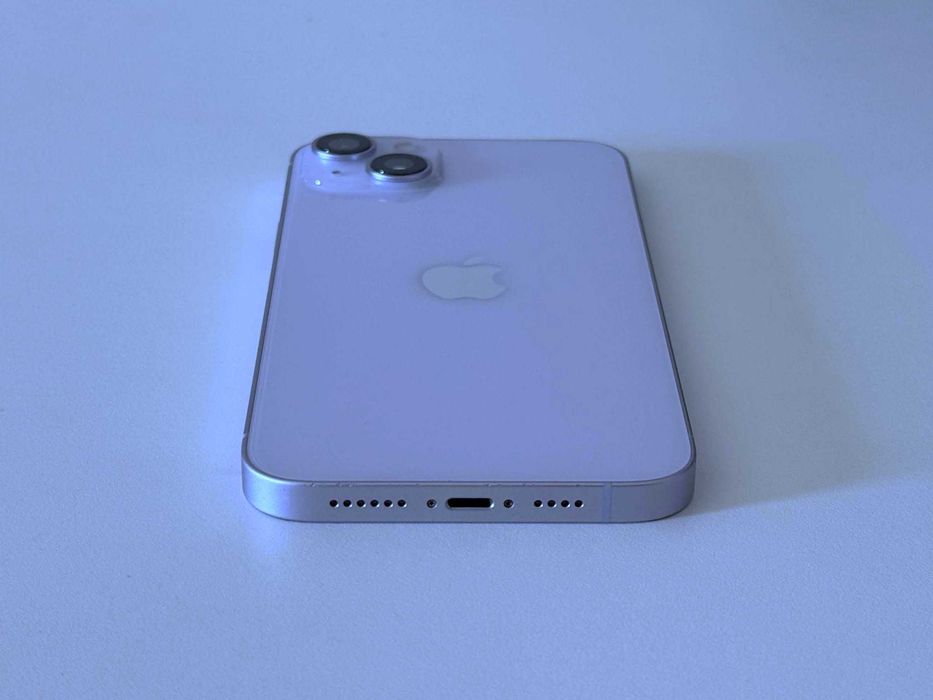 Бартер! Отличен! iPhone 14 Plus Midnight, Purple (Лилав) 83% Батерия.