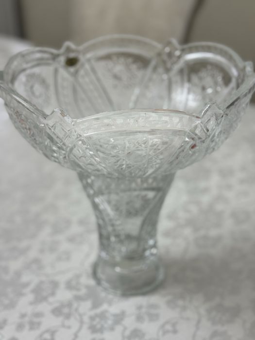 Хрустальная ваза для фруктов