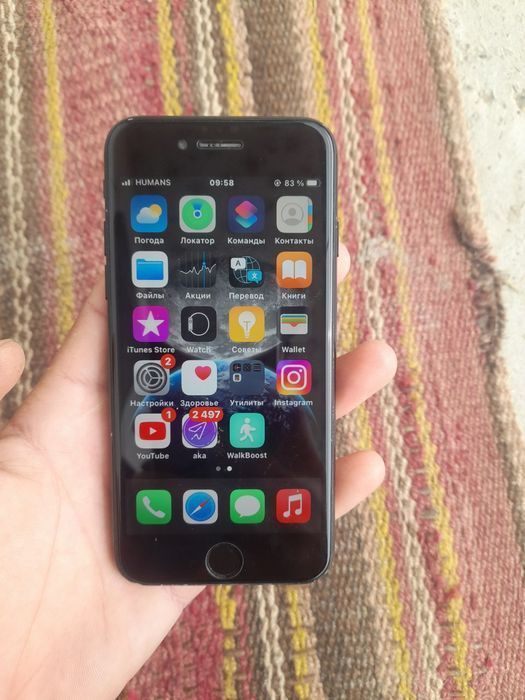 IPhone 7 xotirasi 32 gb 75% yonkist xama joyo radnoy