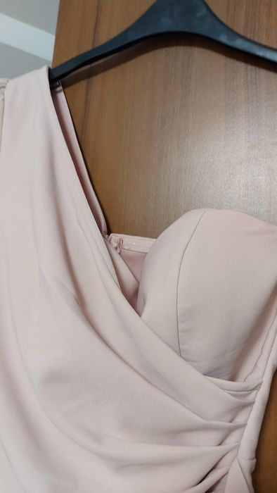 Официална розова рокля