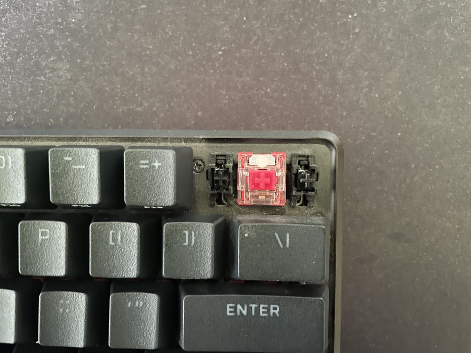 Tastatură HyperX Alloy Origins 60 (US Layout, 60%, red switches)