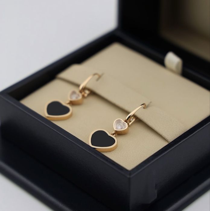 Серьги Chopard Happy Hearts