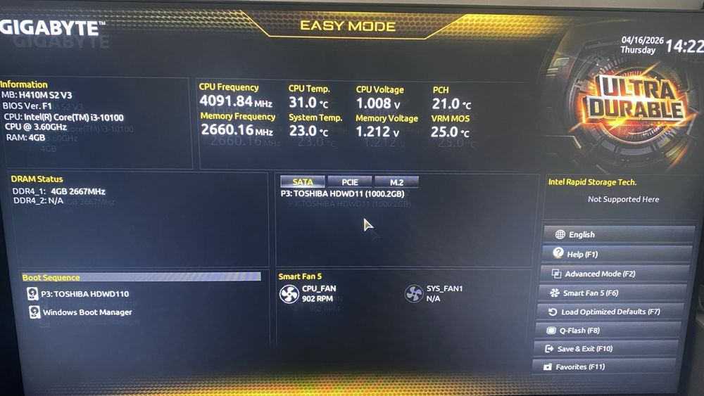 Системный блок corei3 10100