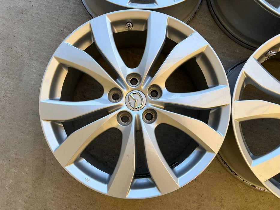 4бр. ОРИГИНАЛНИ джанти 7.5Jx18 ET50 с датчици/TPMS от Мазда/Mazda!