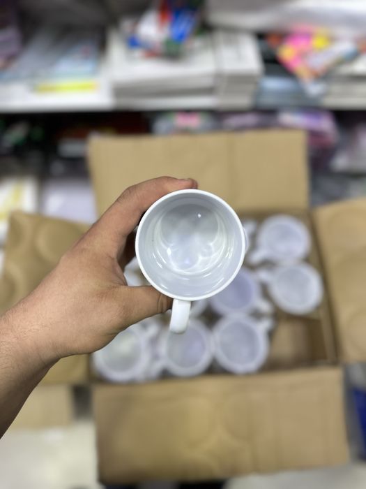 Bakal oq , белый бокал OPTOM logotip uchun  sublimatsiya soft touch