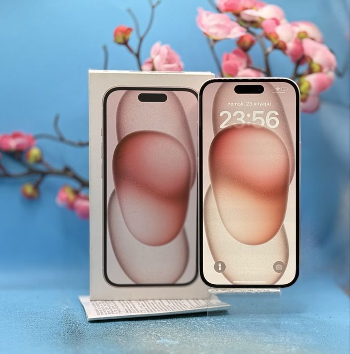 ГАРАНЦИОНЕН!!! Apple iPhone 15, 128GB, 5G, Pink
