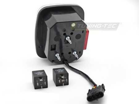 Стопове JEEP Wrangler LED Нови опушени Сиви 1991-1996 Вранглер Динамик