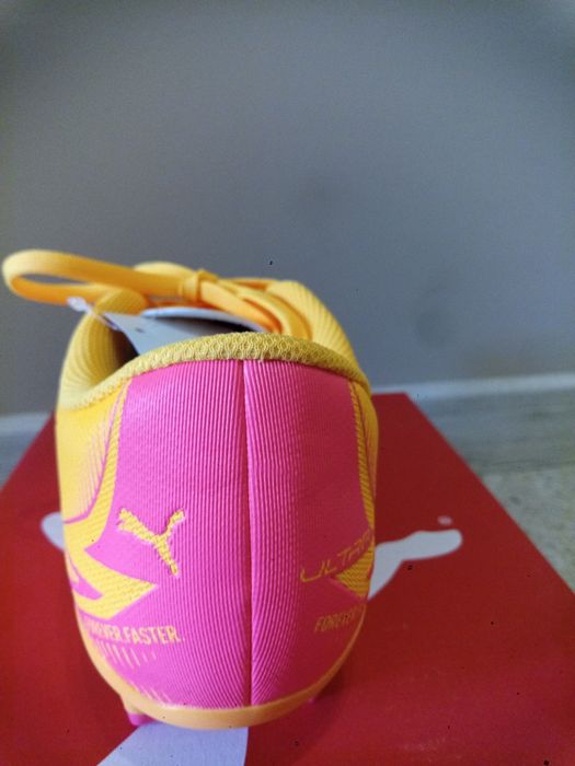 PUMA Ultra Play FG/AG Forever Faster - Sun Stream/PUMA Black/Sunset Gl