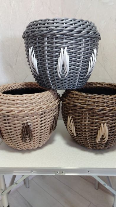Продам кашпо из ротанга
