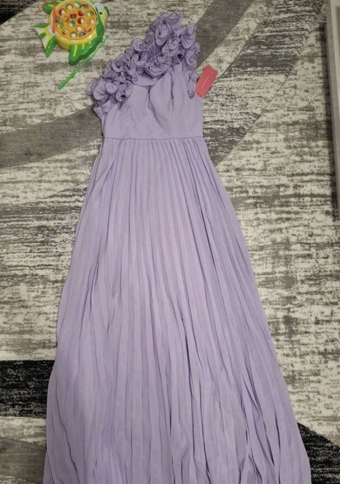 Rochie dama lunga de culoare lila