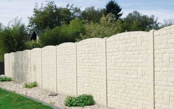 Gard din beton prefabricat. Transport, Montaj, pentru gradina