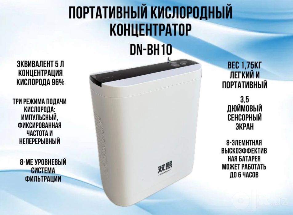 Кислородный концентратор портативный