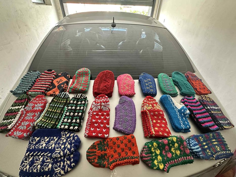 Дамски терлици от естествена вълна