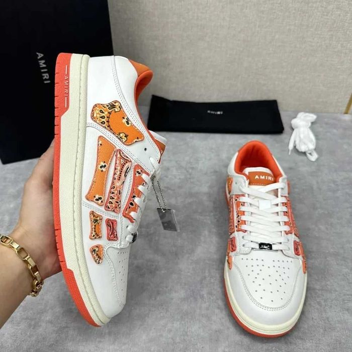 Amiri Skel Top Low "Orange Bandana"