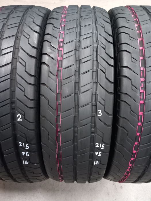 215/75/16 4бр.Continental ContiVanContact-Неразличими от НОВИ