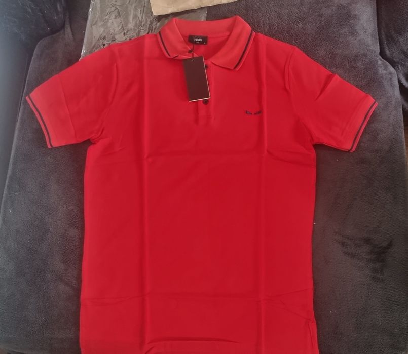 Tricou polo roșu Men