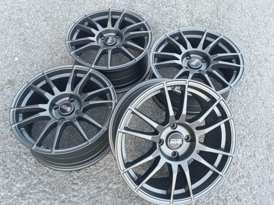 17"4x114.3 O.Z Матт Гънметал Perlude Mitsubushi Hyundai Kia Nissan 7.5j et35 Чисто Нови