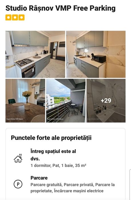 Cazare Râșnov apartament si garsoniera