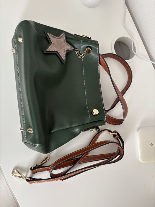 Сумка женска, кожа, через плечо