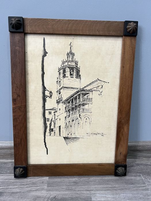 Антикварна картина, 6 бр.