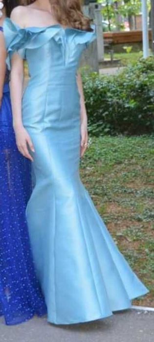 Rochie originală Tarik Ediz din tafta, purtată o singură dată