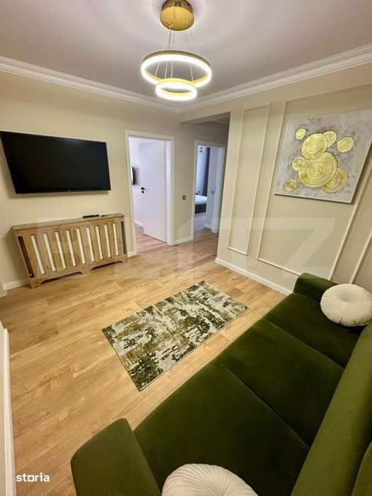 Apartament, 59.5 mp, bucatarie inchisa, 2 dormitoare, parcare — fotografia 3